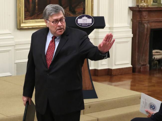 William Barr en la Casa Blanca