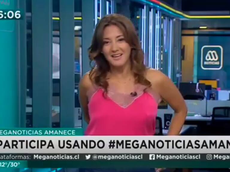 Priscilla Vargas sorprendió bailando La maozinha junto a equipo de Meganoticias