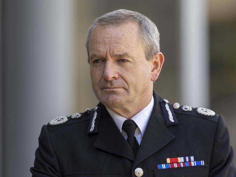 El jefe de la policía de Escocia, sir Iain Livingstone, en Tulliallan