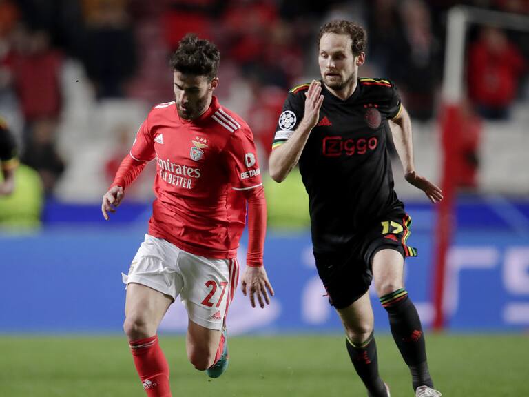 Benfica y Ajax igualaron en los octavos de final de la Champions League