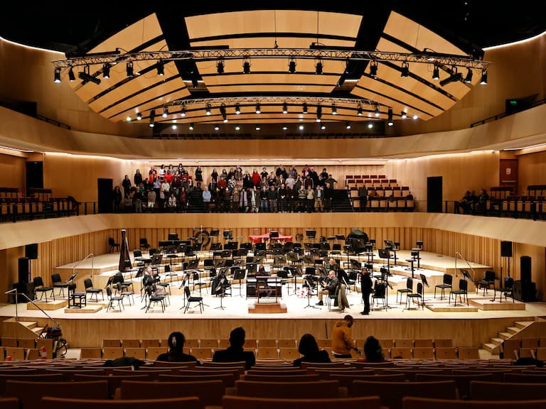 La espectacular prueba de afinación de la nueva sala sinfónica de Chile: está a nivel mundial