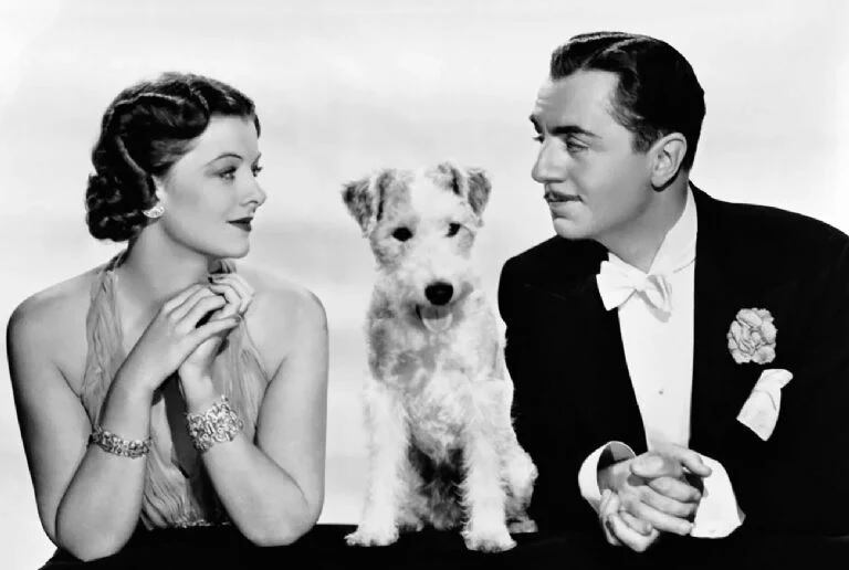 Myrna Loy y William Powell.