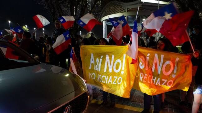 celebraciones rechazo - plebiscito