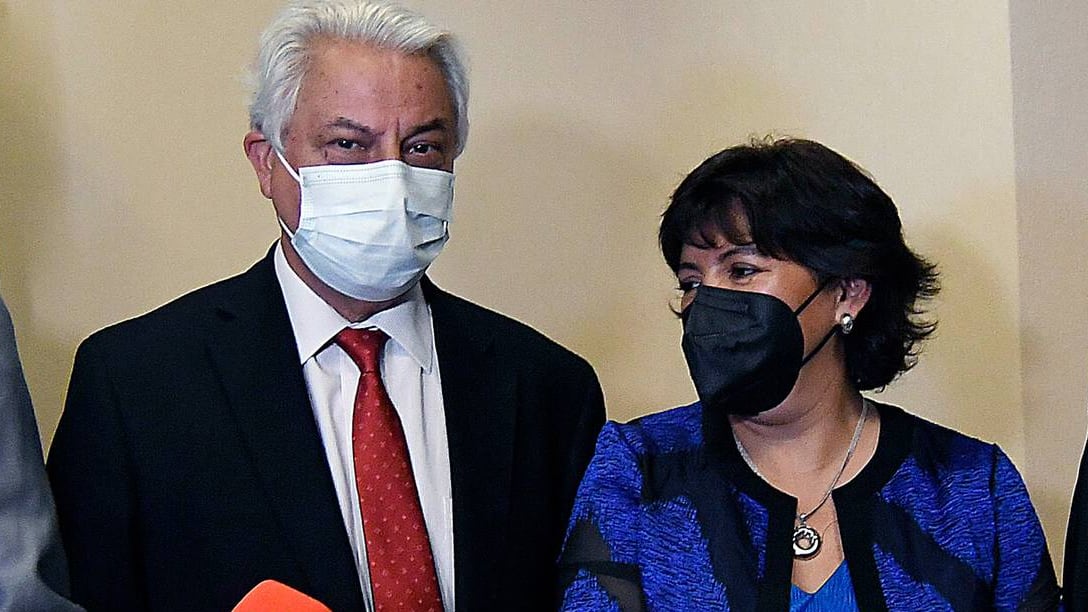 Yasna Provoste y Jaime Naranjo