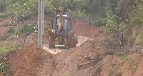 Deslizamiento de tierra en Villarica
