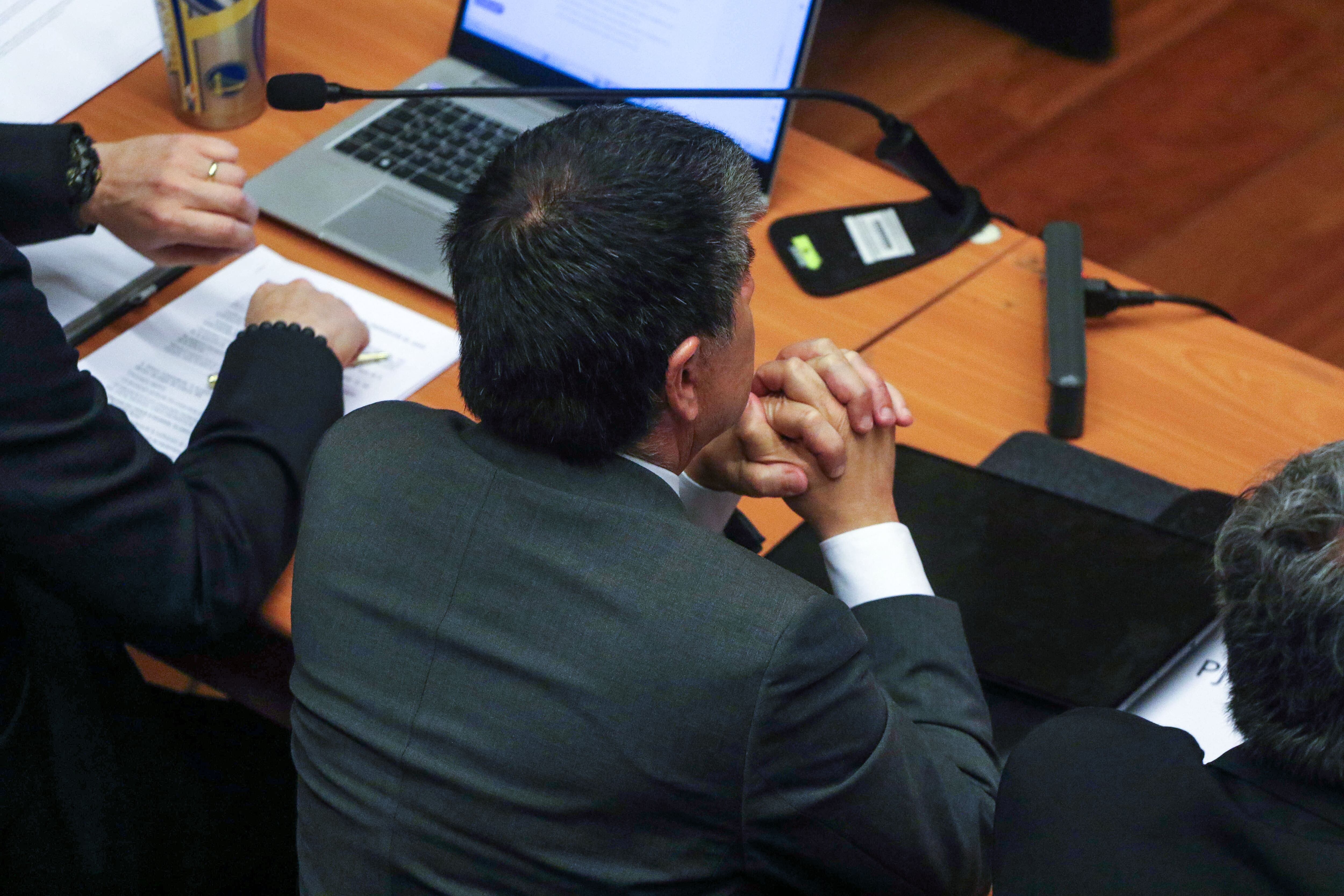 5 de octubre de 2026 / SANTIAGO
Audiencia de preparación de juicio oral en contra del exsubsecretario del Interior, Manuel Monsalve.
FOTO: SEBASTIAN BELTRAN GAETE / AGENCIAUNO