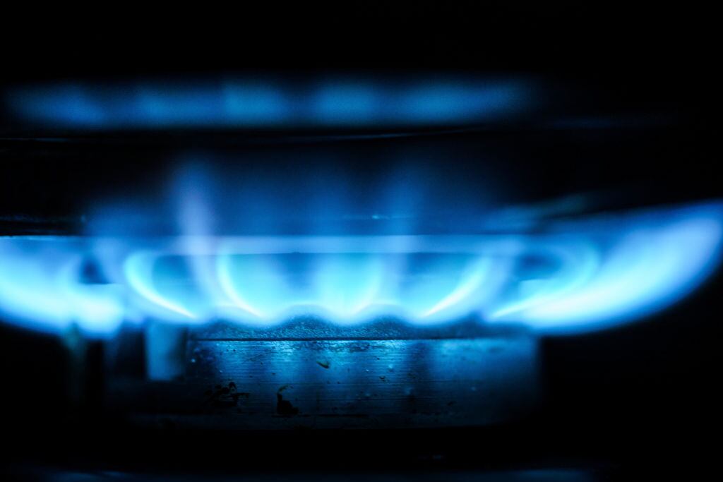 Imagen de una llama de una cocina a gas encendida en Alemania