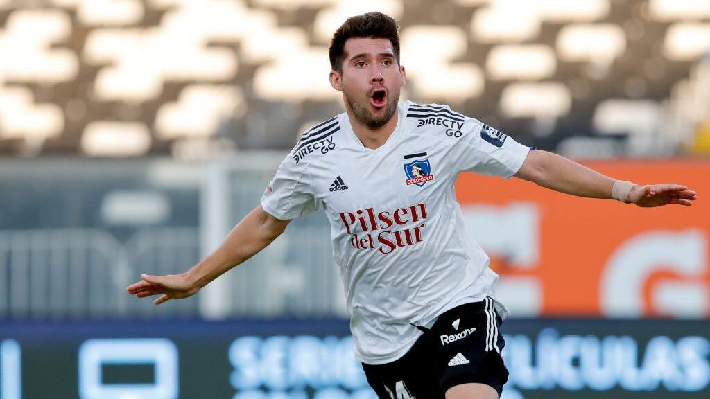 31 de Enero del 2021/SANTIAGOCésar Fuentes(c) celebra su primer gol y el 2 a 1 de Colo Colo ,durante el partido valido por la Vigésimo Sexta fecha del Campeonato Nacional AFP PlanVital 2020, entre Colo Colo vs Unión La Calera, disputado en el Estadio Monumental.
FOTO:FRANCISCO LONGA/AGENCIAUNO