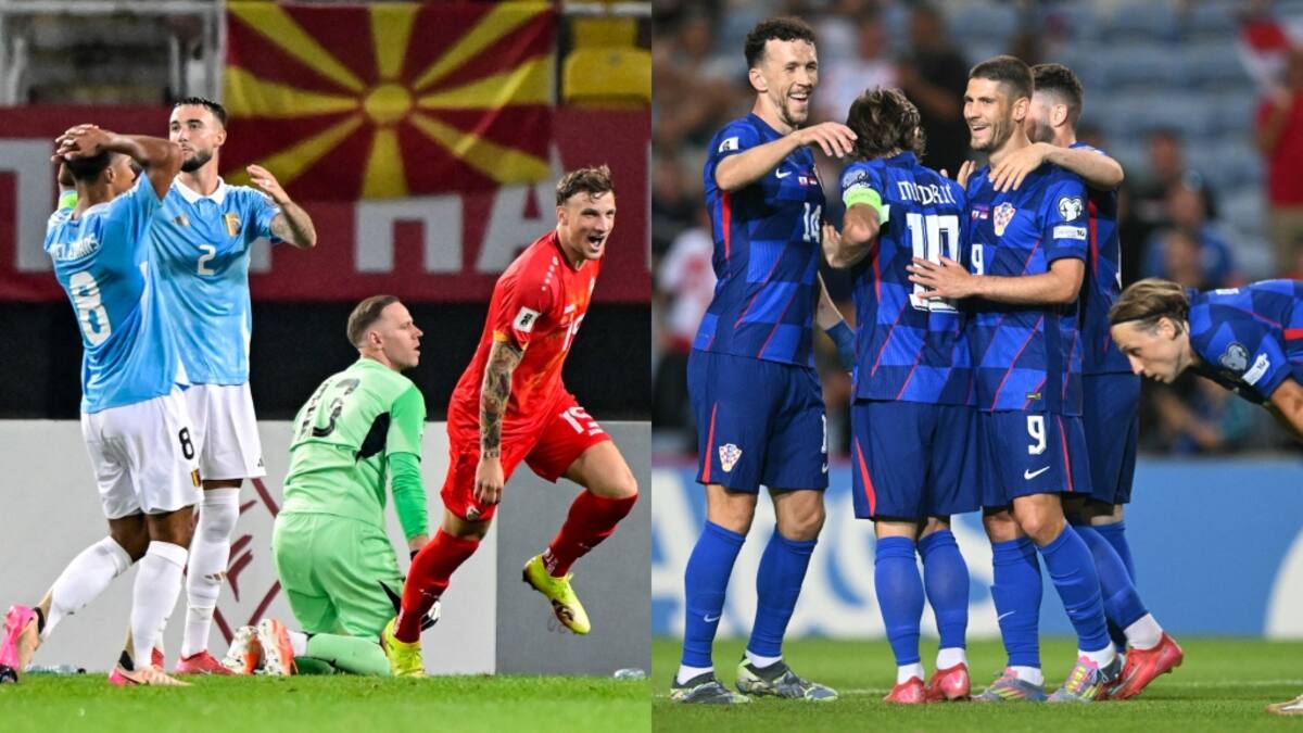 Bélgica decepciona y Croacia aplasta: los resultados de este viernes 6 de junio por las Eliminatorias Europeas al Mundial 2026