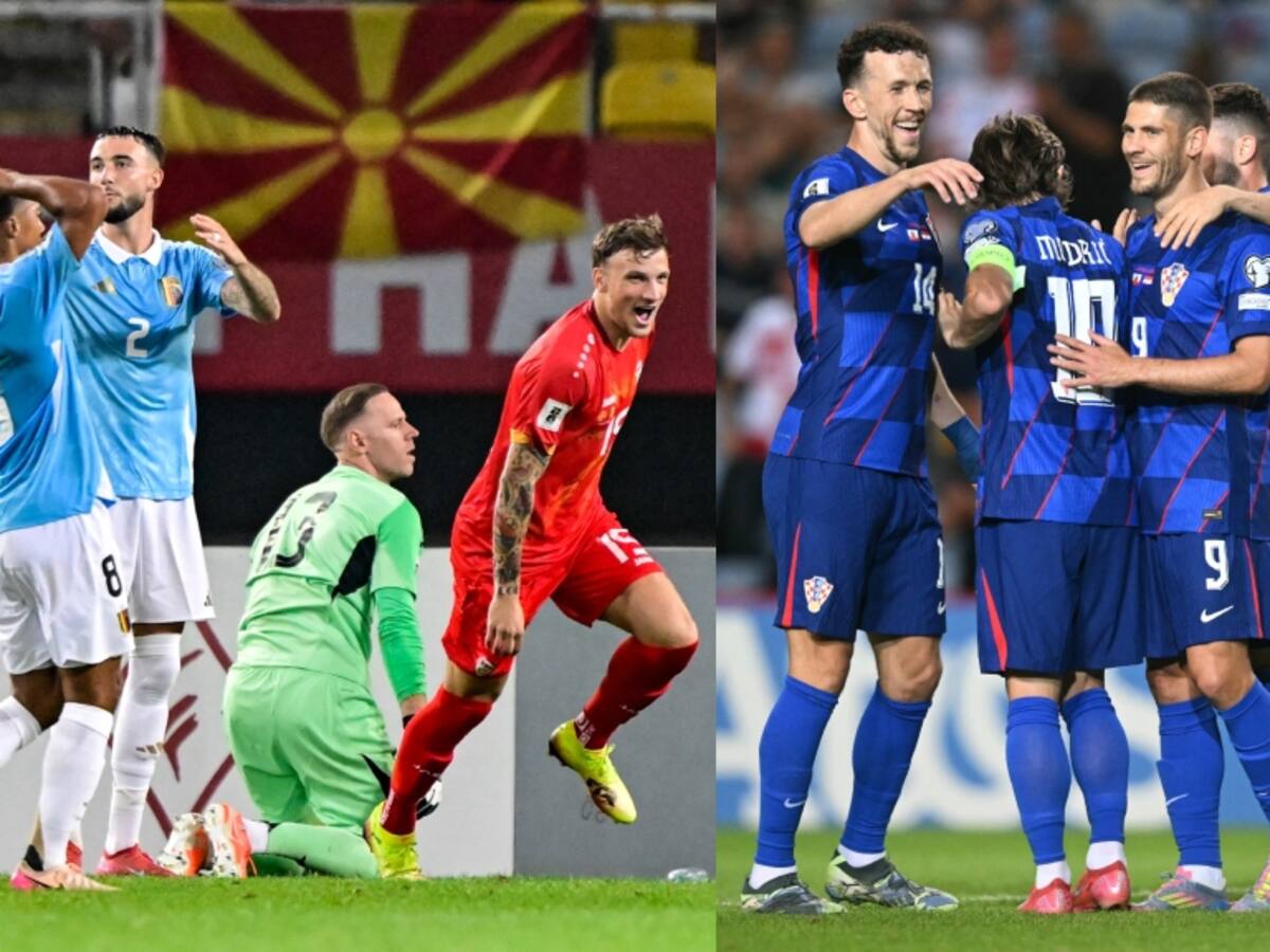 Bélgica decepciona y Croacia aplasta: los resultados de este viernes 6 de junio por las Eliminatorias Europeas al Mundial 2026
