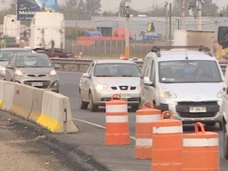 A partir del 1 de octubre habrá desvíos en tramo Santiago-Lampa en la Ruta 5 Norte