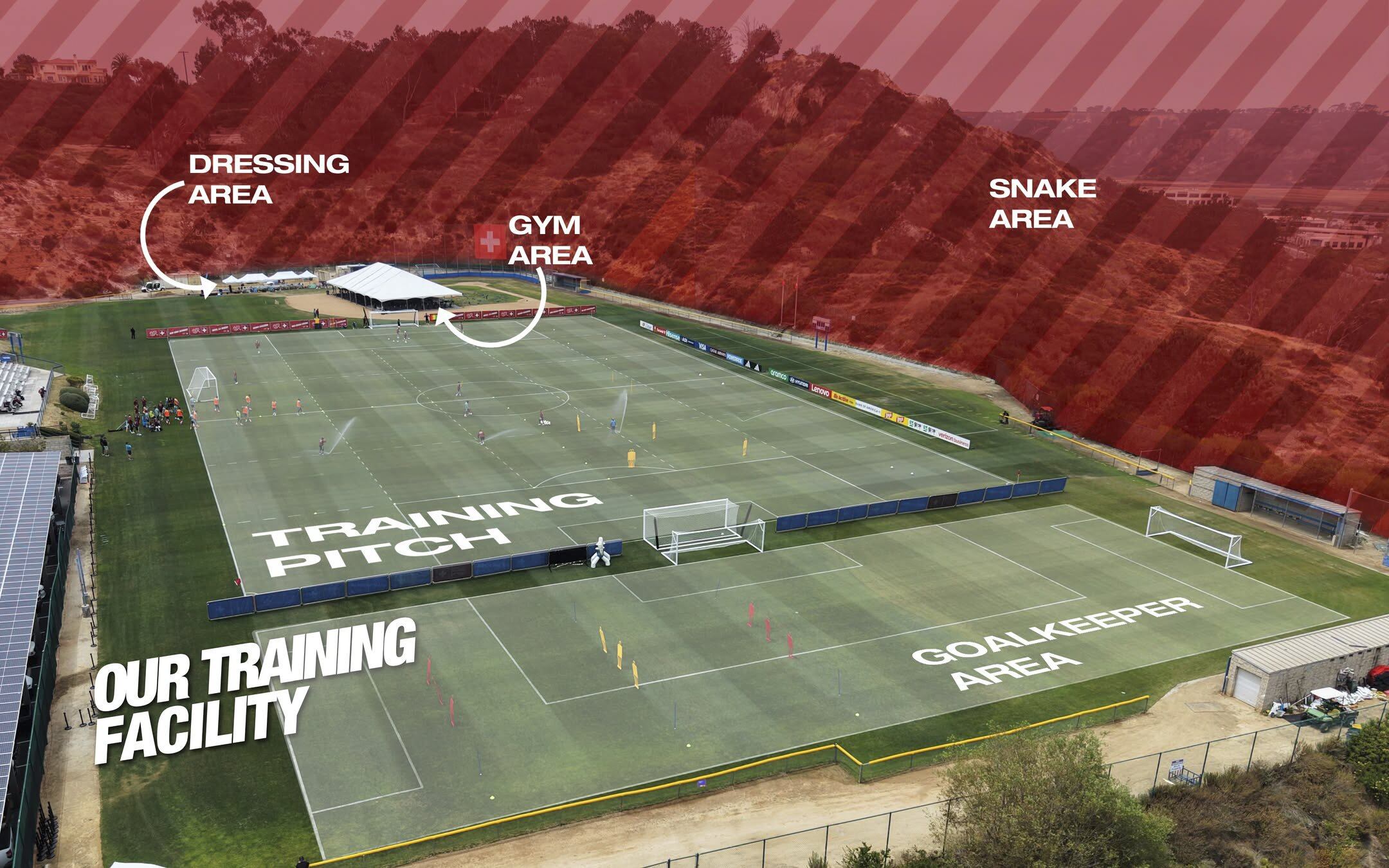 El campo de entrenamiento de Suiza para el Mundial 2026