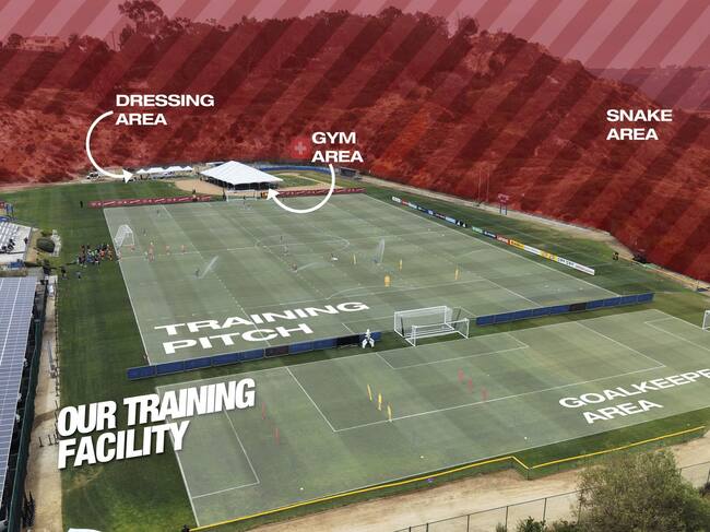 El campo de entrenamiento de Suiza para el Mundial 2026