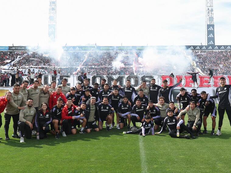 El 'arengazo' de Colo Colo en el Estadio Monumental