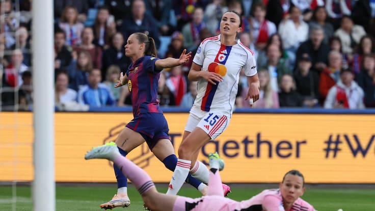 Duro golpe para Tiane Endler: Lyon cae por goleada ante el Barcelona en la final de Champions League femenina