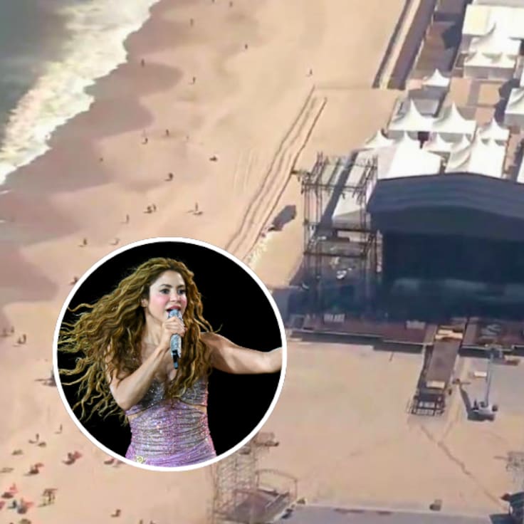 Tragedia en la previa del concierto de Shakira en Brasil: trabajador muere durante el montaje del escenario