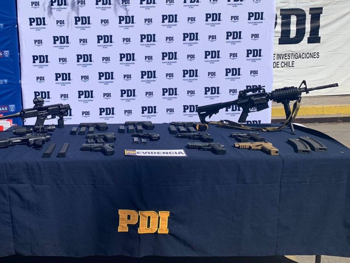 Detienen a persona acusada de importar desde Israel kits que le permitían modificar armas