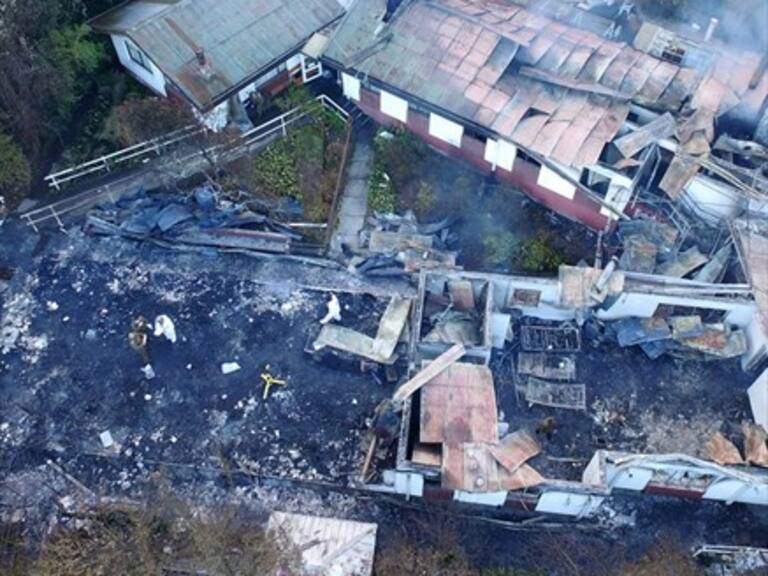 Estufa a leña fue la causa de incendio que mató a 10 ancianas en Chiguayante