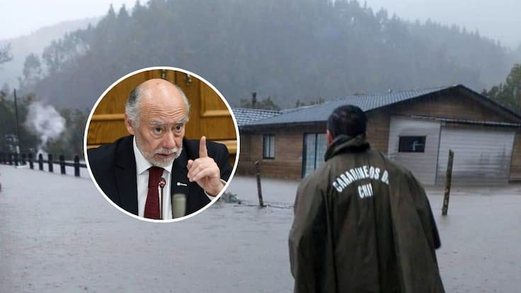 Senador Iván Flores pide zona de catástrofe para Corral por sistema frontal: “Está generando estragos enormes”