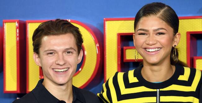 Tom Holland y Zendaya hablaron de las fotos de su beso