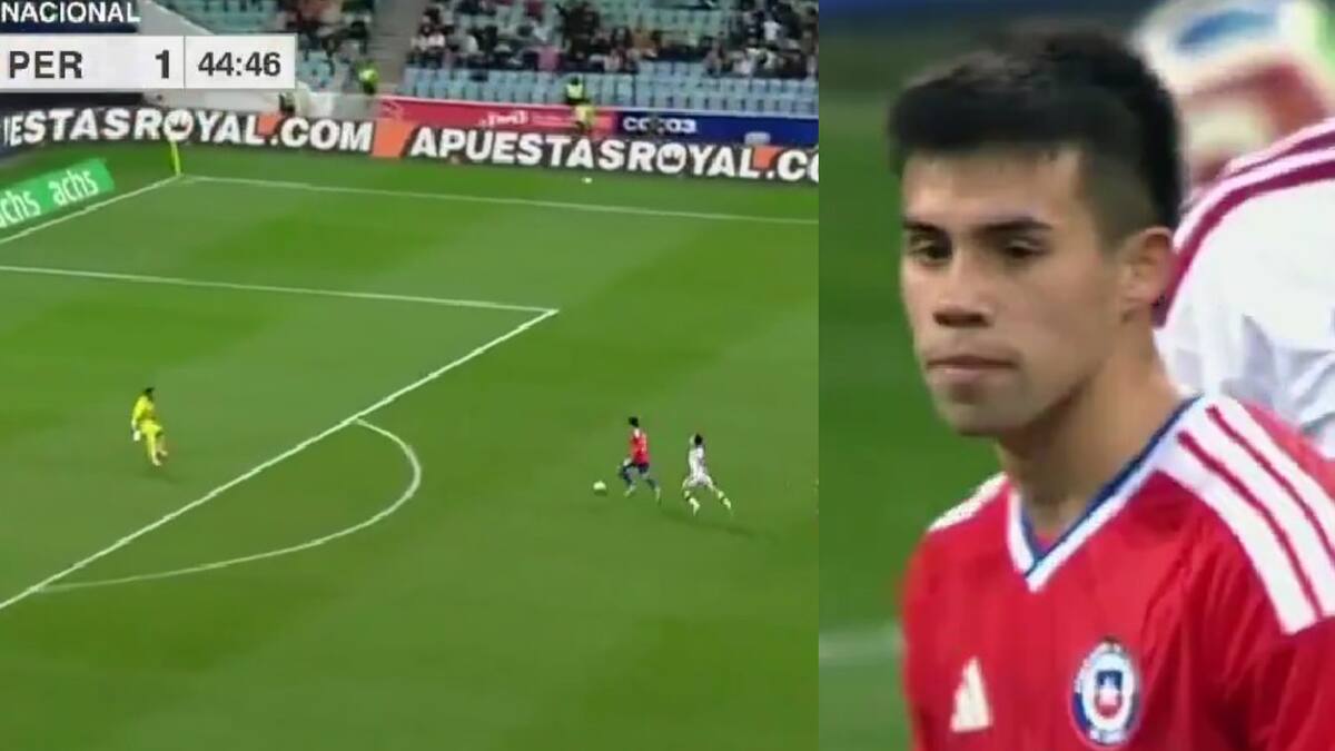 Otra vez contra Perú: la increíble ocasión que falló Alexander Aravena en un mano a mano con el arquero