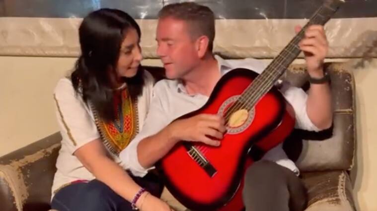 Karla Rubilar y Christian Pino