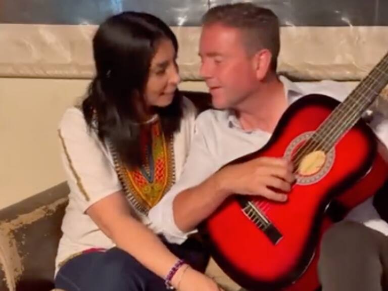 Karla Rubilar y Christian Pino