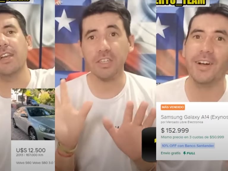 «Si allá eres pobre, acá sos millonario»: youtuber compara el sueldo mínimo entre Chile y Argentina y muestra qué se puede comprar