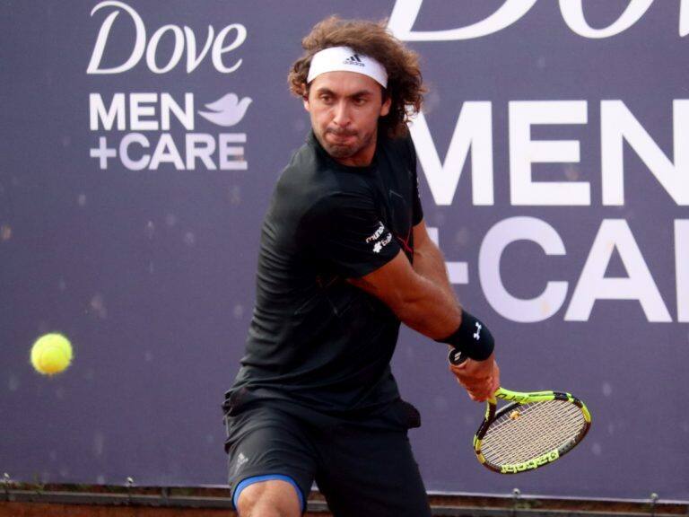 16 de Febrero de 2021 / CONCEPCION
Gonzalo Lama cae ante el Argentino Sebastian Baez por 4-6 y 1-6 durante la primera ronda del ATP Challenger de Concepcion, durante el estado de catastrofe de la pandemia covid-19
FOTO: CAMILO CASTRO / AGENCIAUNO