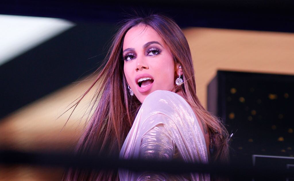 NEW YORK, NEW YORK - DECEMBER 31: Anitta performs live from Times Square during 2021 New Year’s Eve celebrations on December 31, 2020 in New York City. (Photo by Gary Hershorn-Pool/Getty Images)
