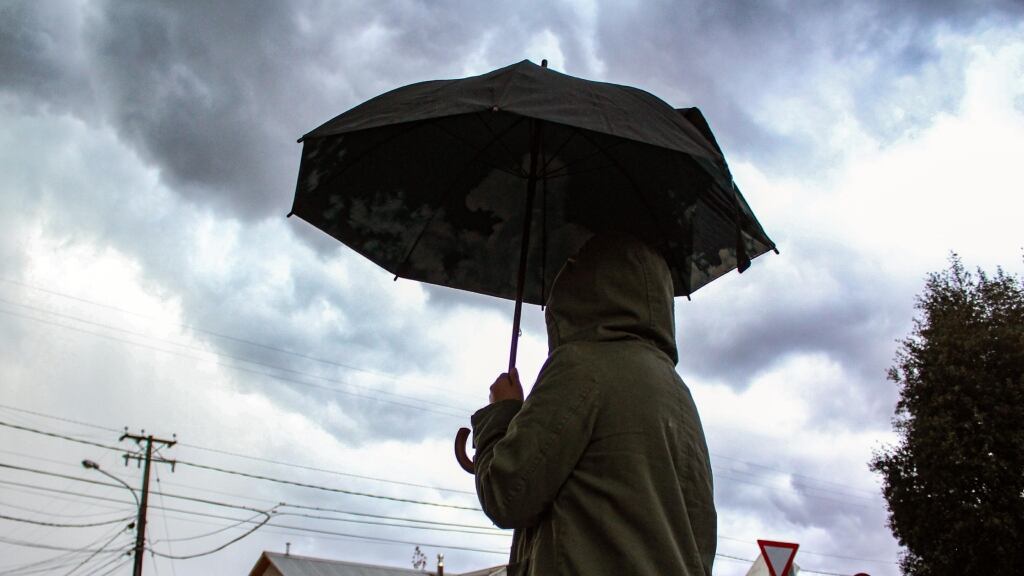 Lluvia en Santiago