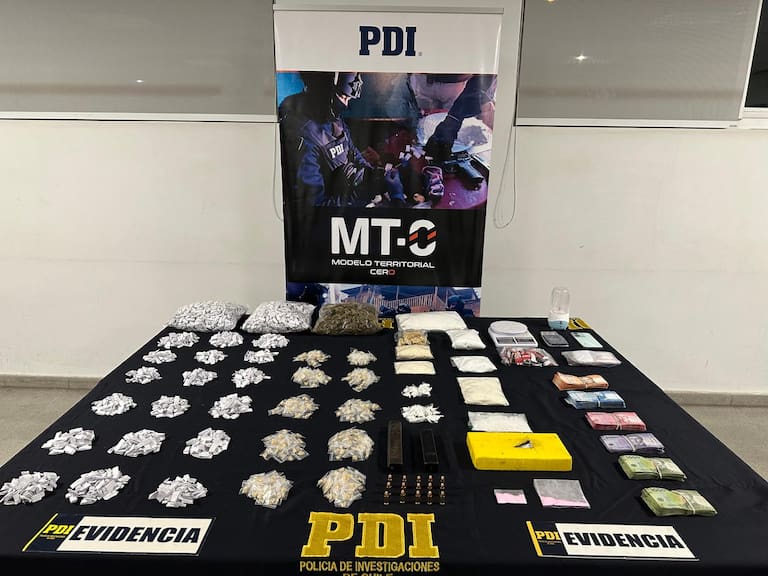 Desarticulan banda narco en La Granja: incautación fue avaluada en más de $46 millones