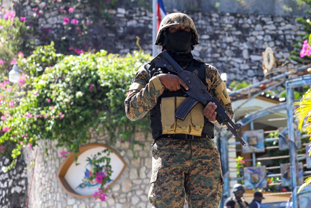 Policías haitianos se desplegaron tras el magnicidio de Moise