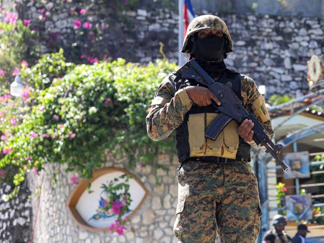 Policías haitianos se desplegaron tras el magnicidio de Moise
