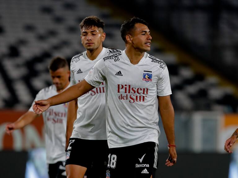 11 de Abril del 2021/SANTIAGOJugadores de Colo Colo se lamentan ,durante el partido valido por la tercera fecha del Campeonato Nacional AFP PlanVital 2021, entre Colo Colo vs O'Higgins, disputado en el Estadio Monumental.
FOTO:FRANCISCO LONGA/AGENCIAUNO