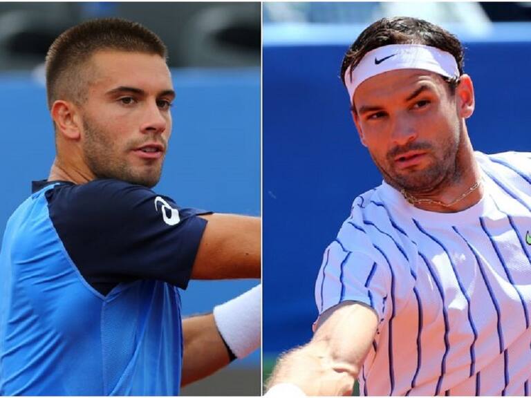 Así fue el saludo entre Dimitrov y Coric que habría contagiado de Covid a este último