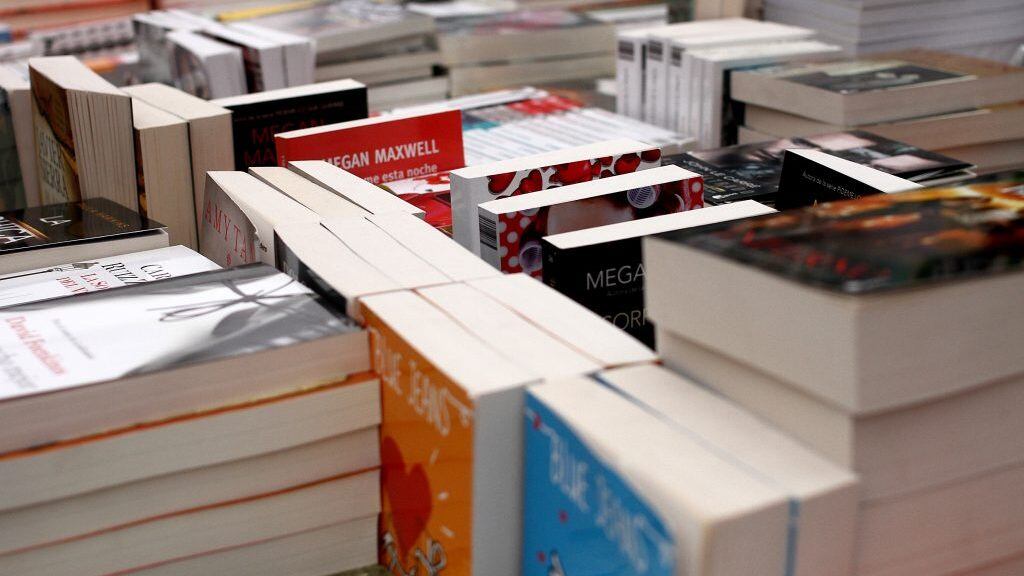23 de abril de 2018/SANTIAGOEn la Plaza de Armas de Santiago, la Feria Nacional del Libro realizó una venta a modo de celebración del día internacional del libro. 
FOTO: HANS SCOTT / AGENCIAUNO