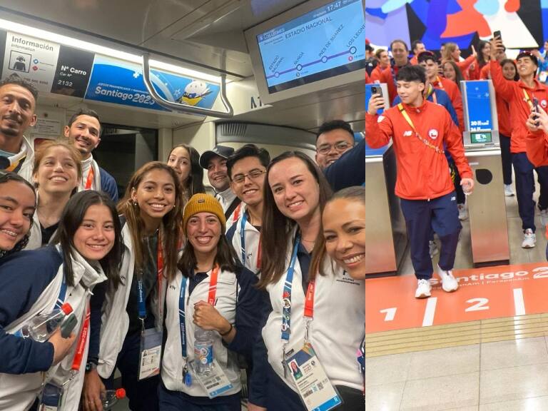 «Una idea medio loca»: revelan quién fue la mente detrás del transporte de deportistas en Metro durante los Panamericanos Santiago 2023