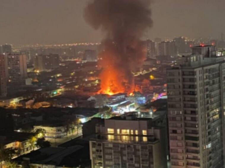 Captura incendio cité De Santiago