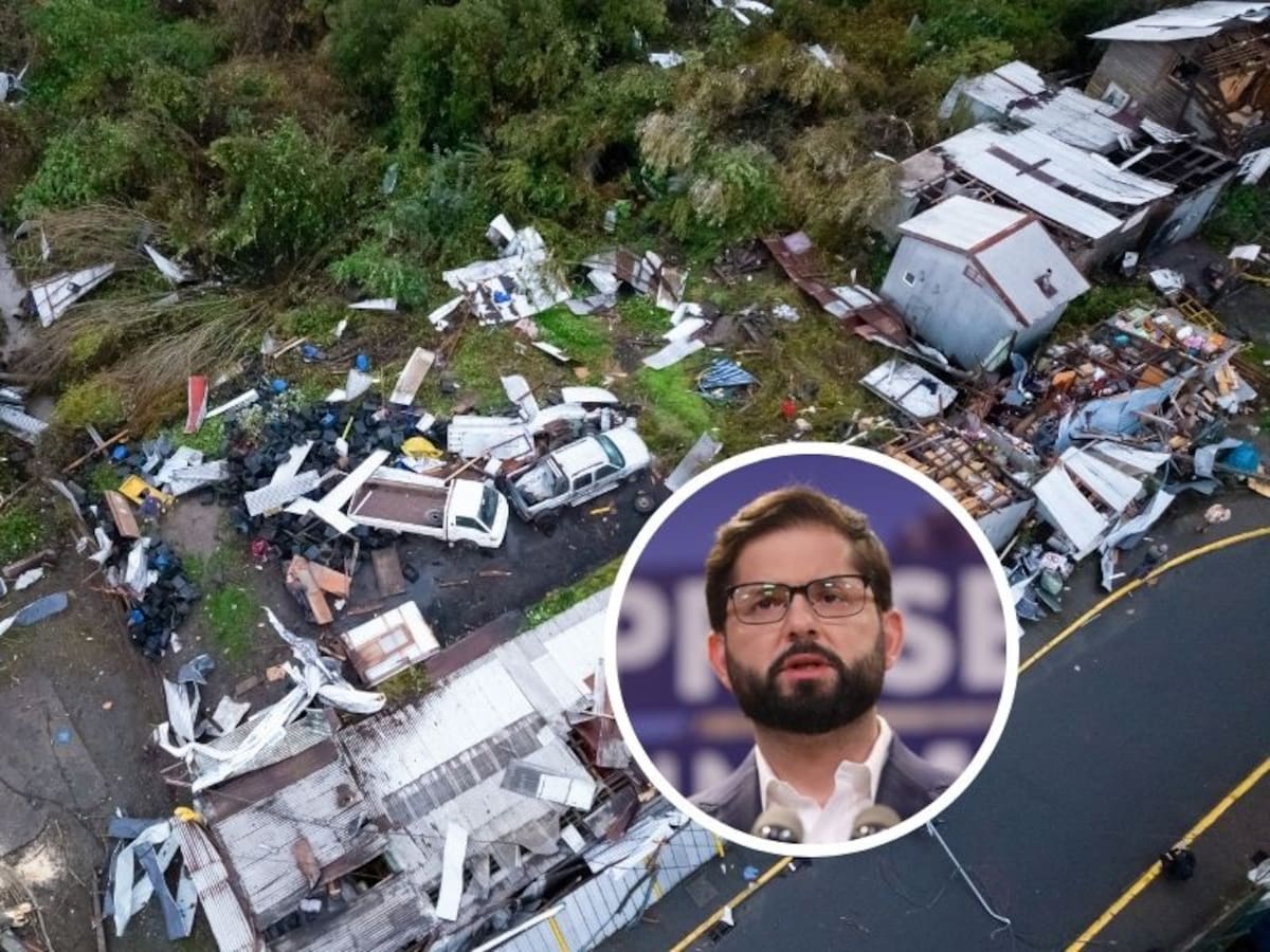 Presidente Boric por tornado en Puerto Varas: “Desde este lunes se empezará a aplicar ficha FIBE para viviendas afectadas”