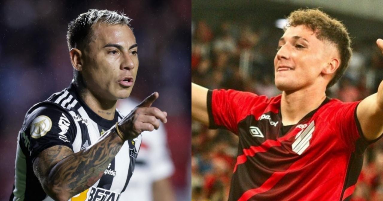 Eduardo Vargas y Luciano Arriagada son campeones en Brasil: Mineiro y Paranaense ganaron sus torneos estaduales
