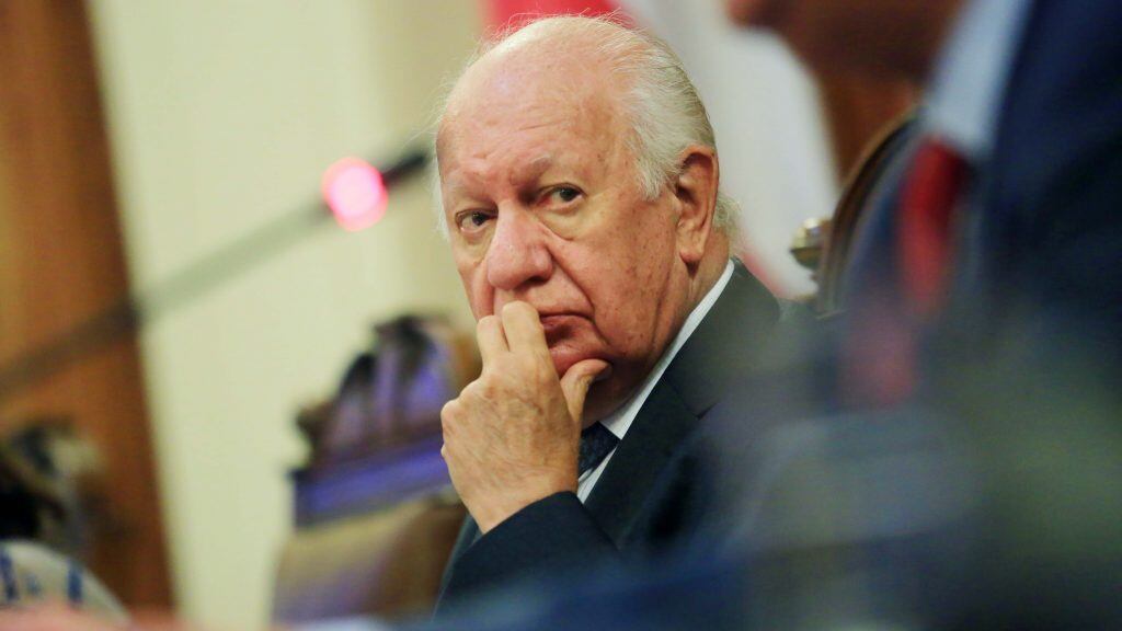 11 de marzo de 2020/SANTIAGO
El ex presidente Ricardo Lagos, durante acto de la Fundación Patricio Aylwin Azócar y el Partido Demócrata Cristiano conmemoran los 30 años del inicio del primer gobierno democrático de Chile, tras el fin de la dictadura.
FOTO: JOSÉ FRANCISCO ZÚÑIGA/AGENCIAUNO