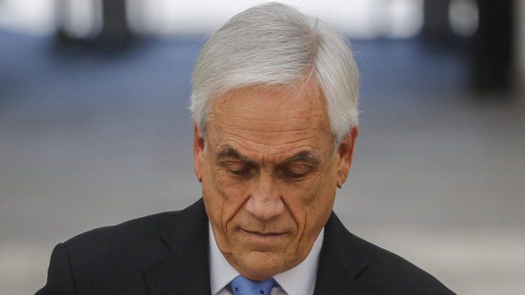 4 de Octubre del 2021/SANTIAGOEl Presidente de la República, Sebastián Piñera, realiza un punto de prensa en el entre patio del Palacio de La Moneda, tras la polémica por la venta de la minera Dominga.
FOTO: SEBASTIAN BELTRAN GAETE/AGENCIAUNO