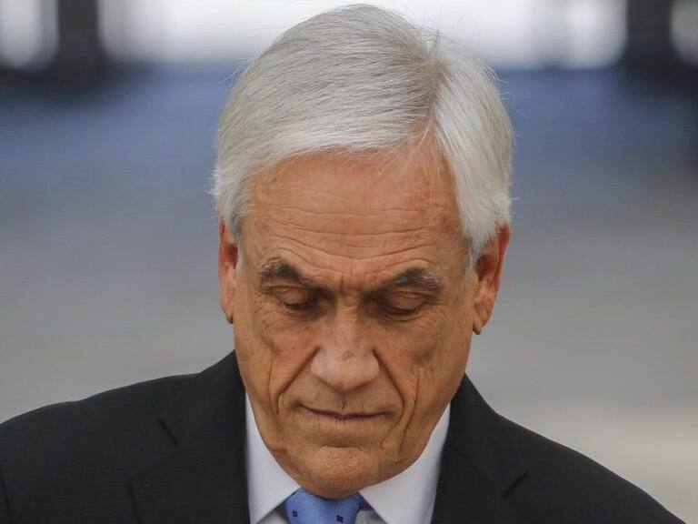 4 de Octubre del 2021/SANTIAGOEl Presidente de la República, Sebastián Piñera, realiza un punto de prensa en el entre patio del Palacio de La Moneda, tras la polémica por la venta de la minera Dominga.
FOTO: SEBASTIAN BELTRAN GAETE/AGENCIAUNO