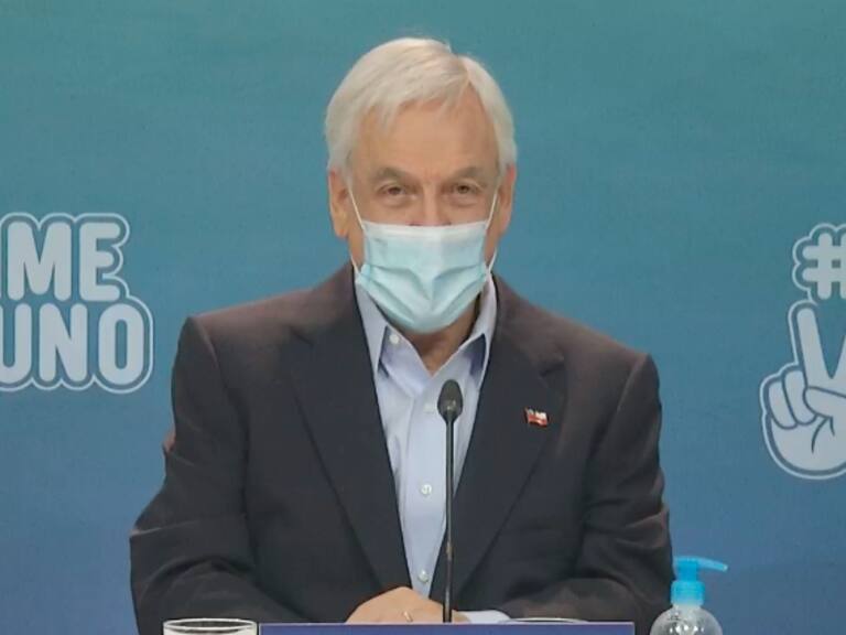 Presidente Piñera en balance Minsal