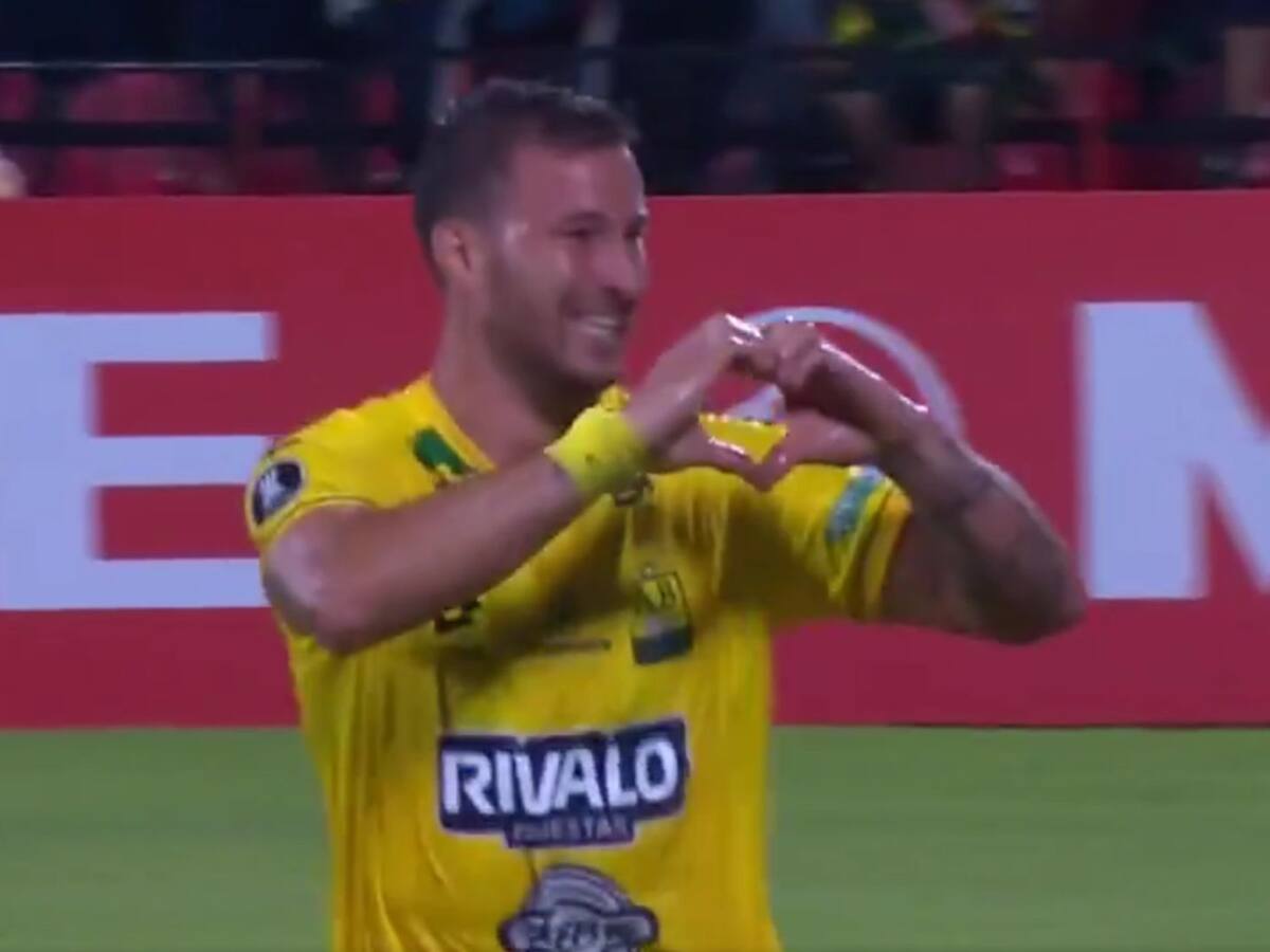 Luciano Pons marcó el segundo: los goles de Bucaramanga para adelantarse a Colo Colo en Copa Libertadores
