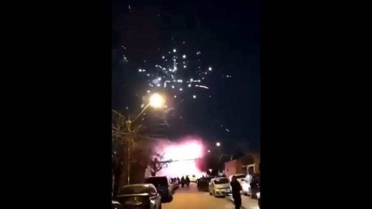 Noche de terror en Quilicura: disparos y fuegos artificiales marcaron velorio simbólico de joven asesinado