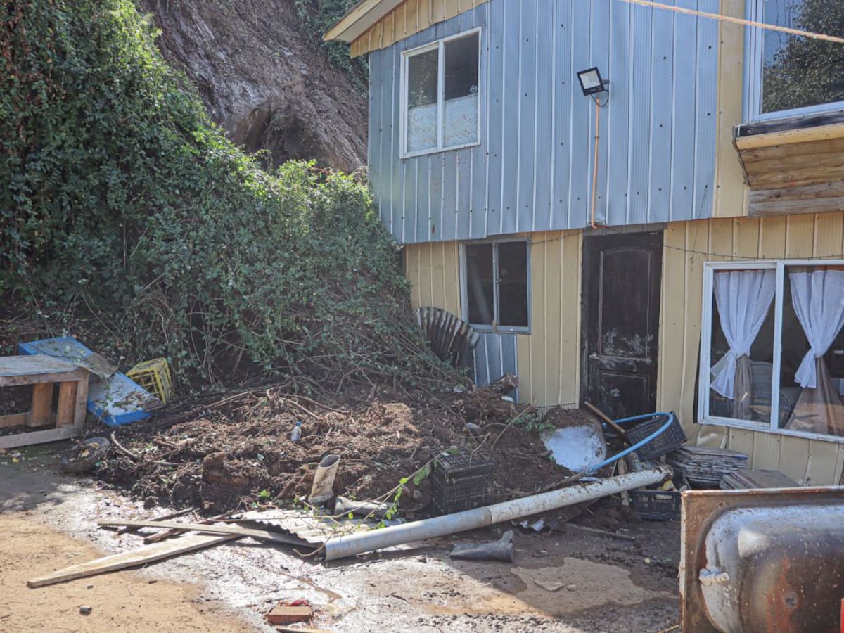 Sistema frontal causa estragos en el sur de Chile: 146 casas dañadas y 13 damnificados