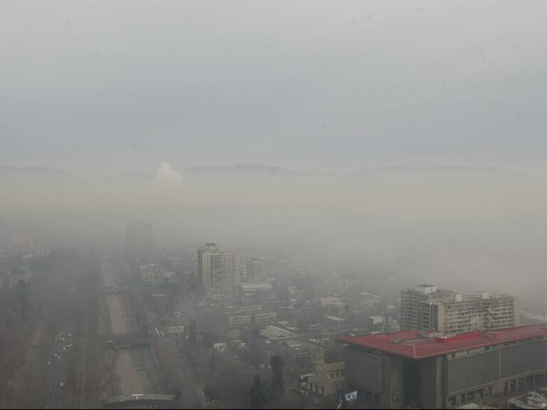 Niebla en Santiago