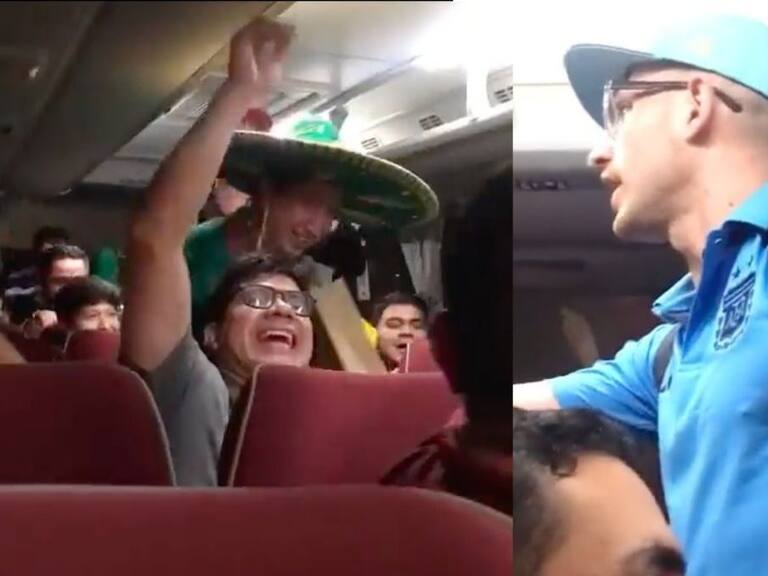 «Te permito todas, pero esa no»: hincha argentino encara a mexicanos por polémico cántico sobre las Malvinas